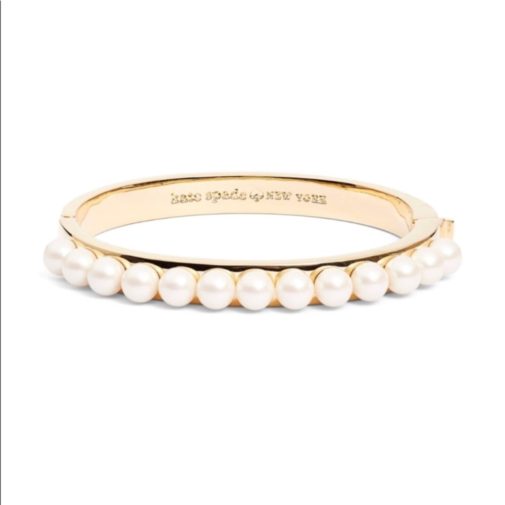 NWT Kate Spade Pearly Delight bangle bracelet